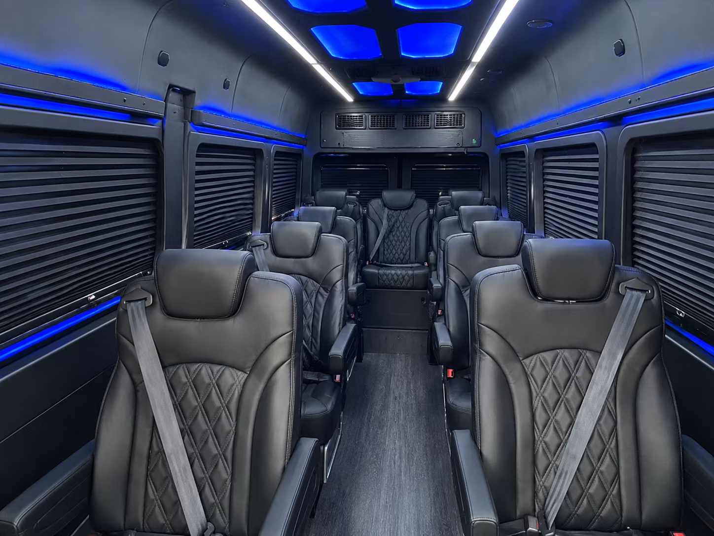 Gilbert School Event Transportation party bus exterior